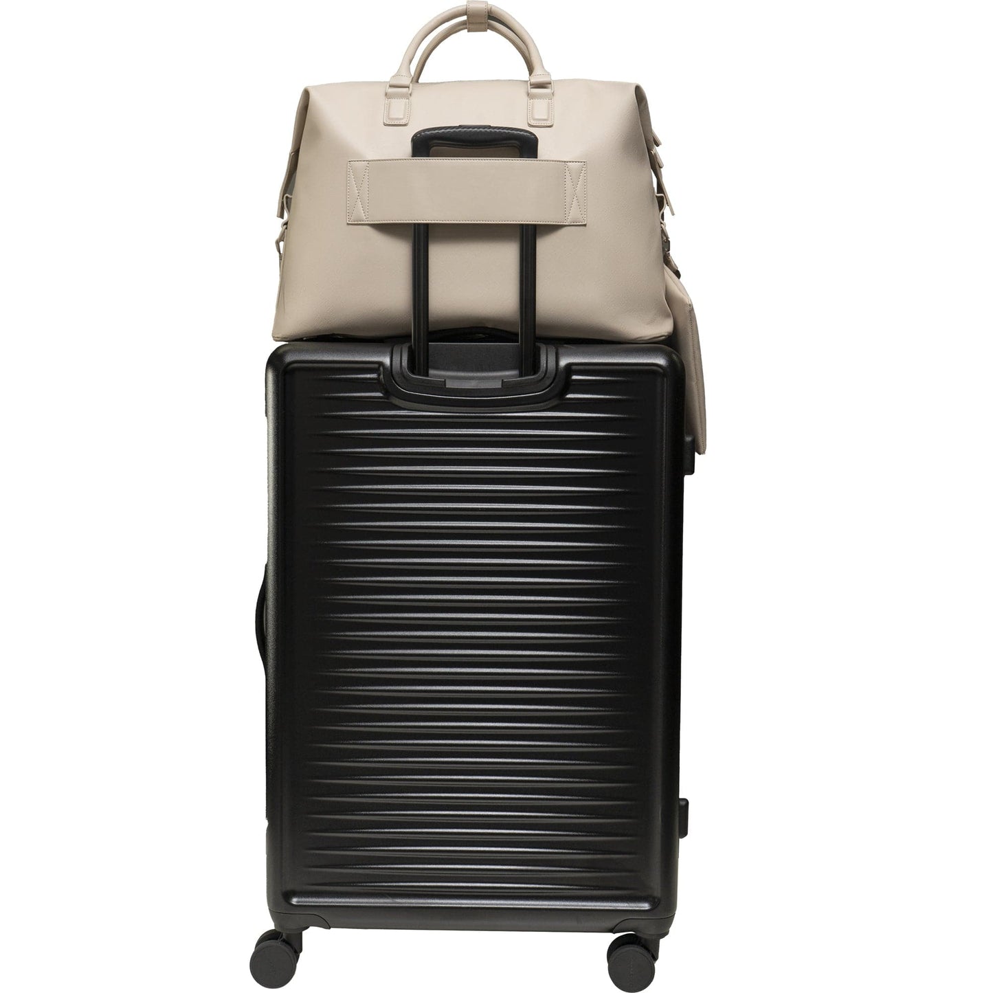 Boarding Pass The Santorini Vegan Saffiano Leather Duffel