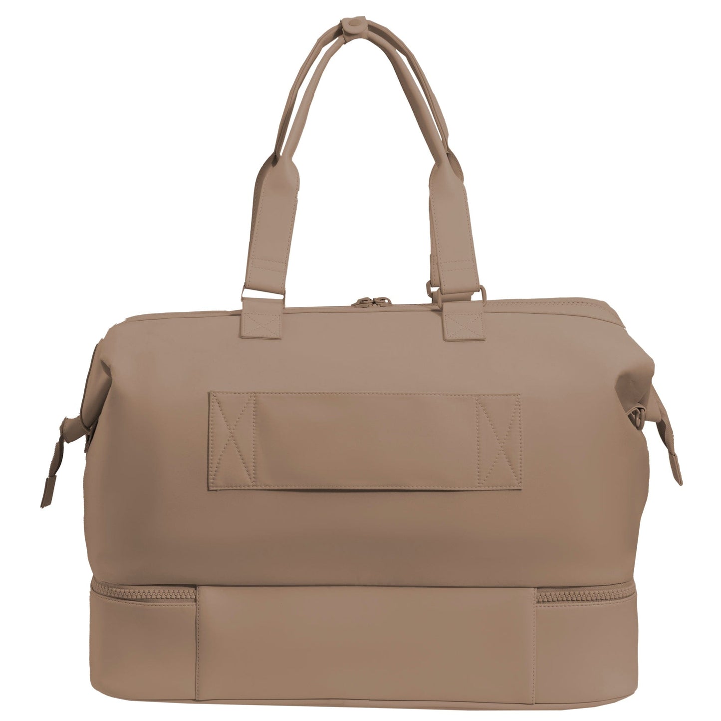 Max Studio Sport Nylon & Faux Leather Drop Bottom Duffel Bag