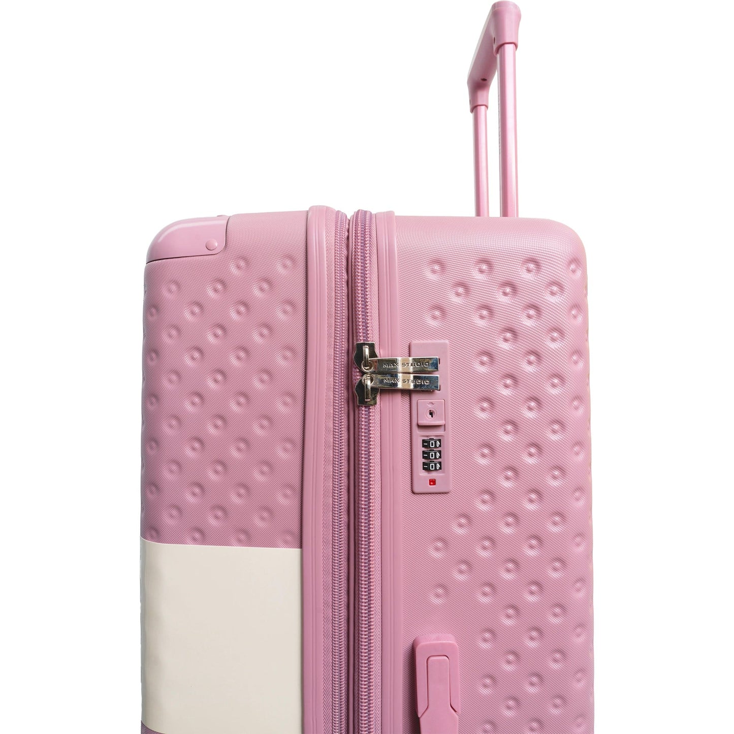 Max Studio Tonal Tufted ABS 2-Piece Hard-Sided Luggage Set