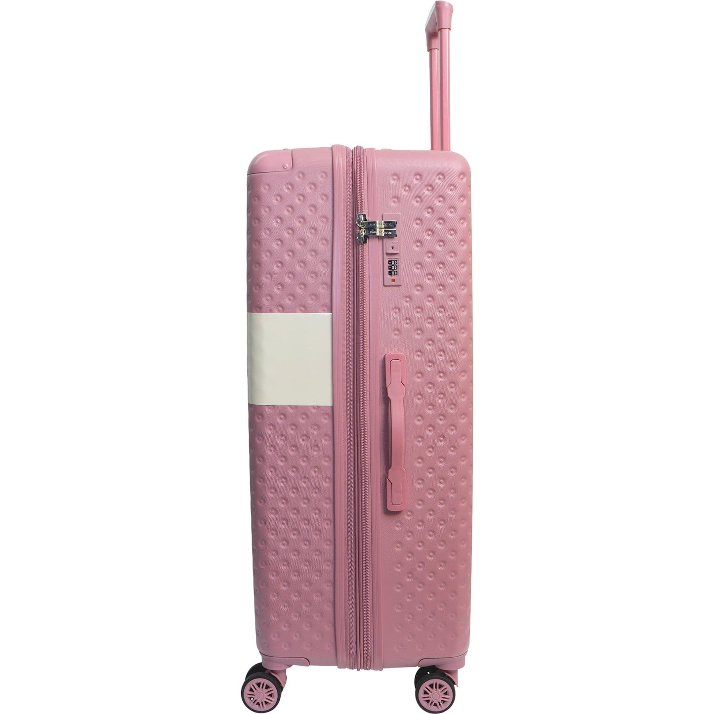 Max Studio Tonal Tufted ABS 2-Piece Hard-Sided Luggage Set