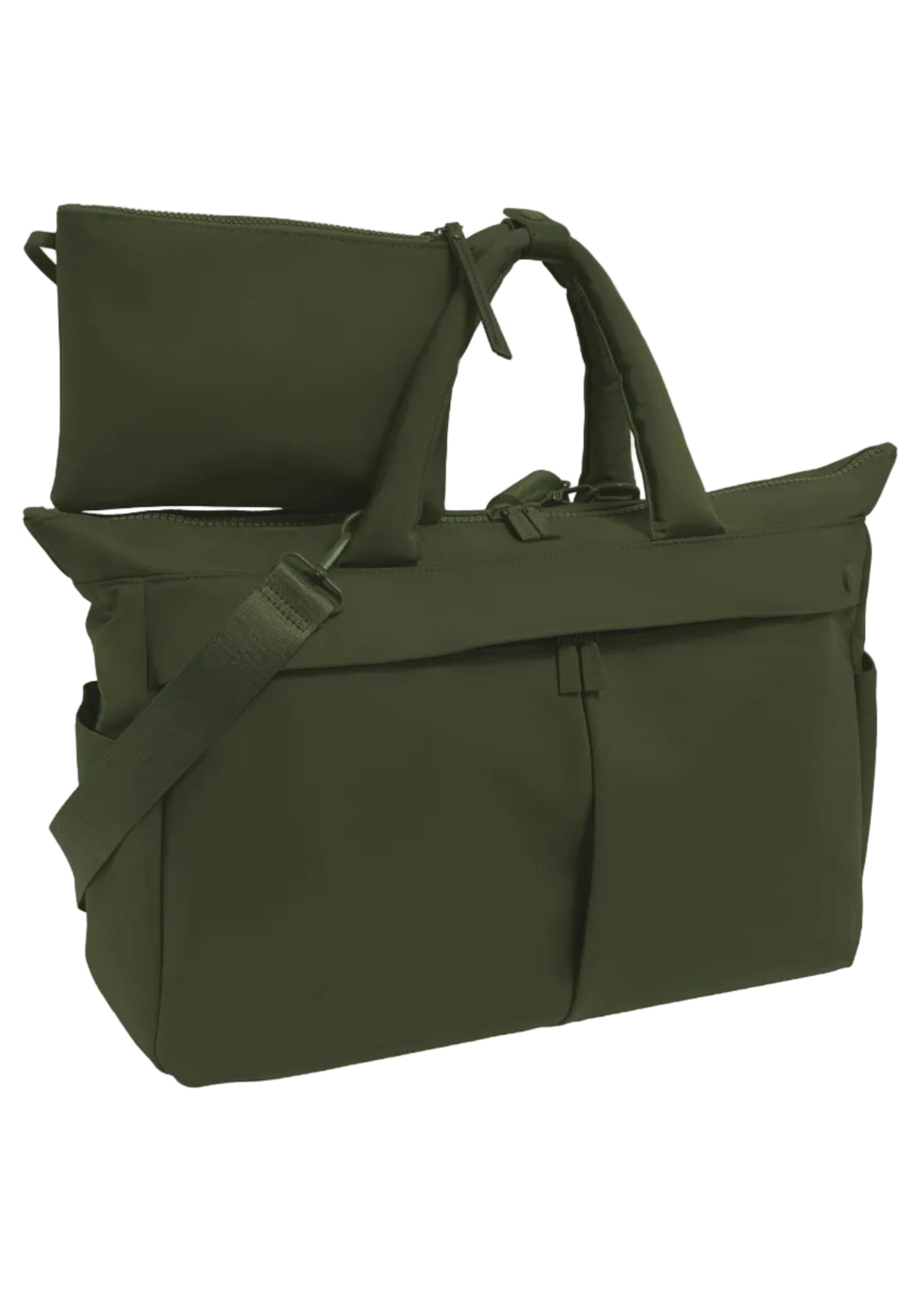 Max Studio The Sylvia 21 Inch Twill Nylon Double Handle Weekender Duffle