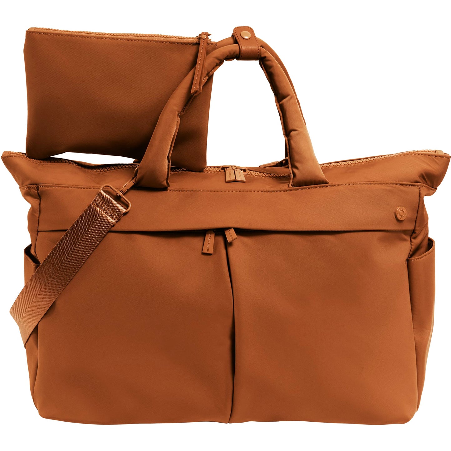 Max Studio The Sylvia 21 Inch Twill Nylon Double Handle Weekender Duffle