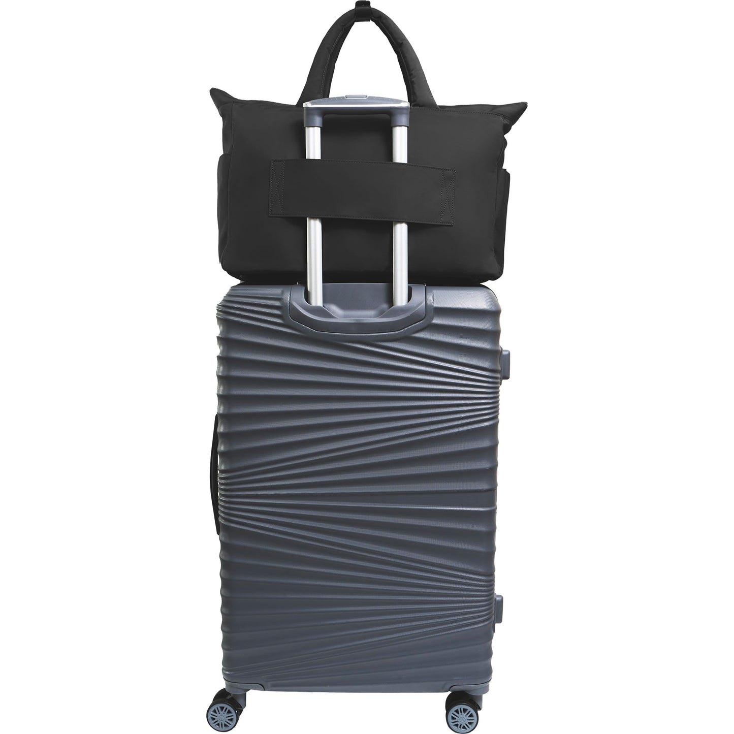 Max Studio The Sylvia 21 Inch Twill Nylon Double Handle Weekender Duffle