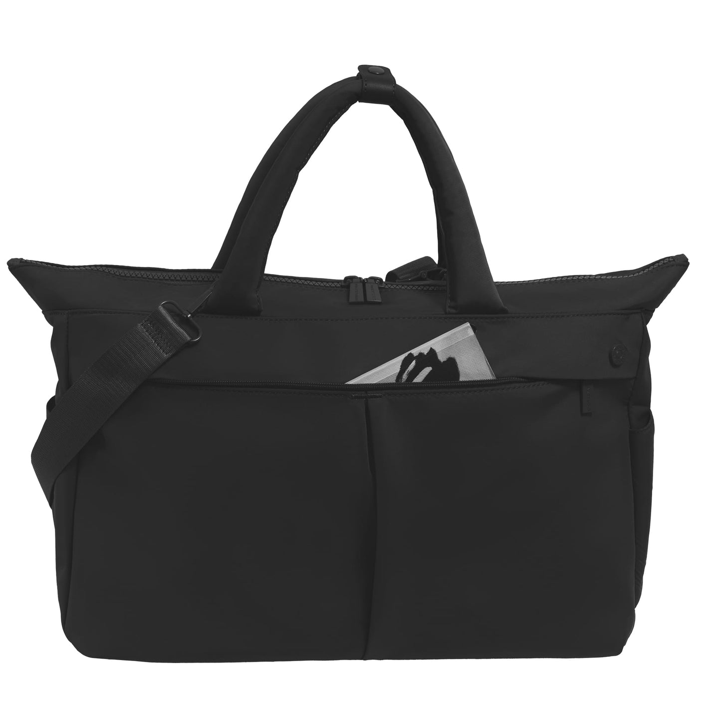Max Studio The Sylvia 21 Inch Twill Nylon Double Handle Weekender Duffle