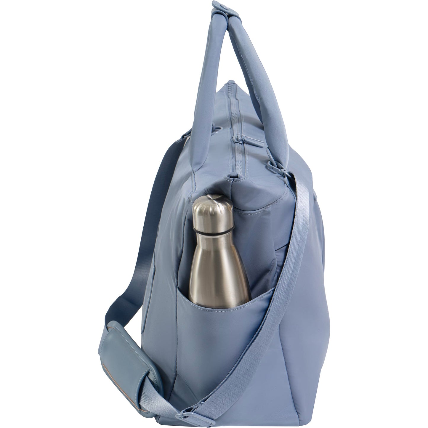 Max Studio The Sylvia 21 Inch Twill Nylon Double Handle Weekender Duffle