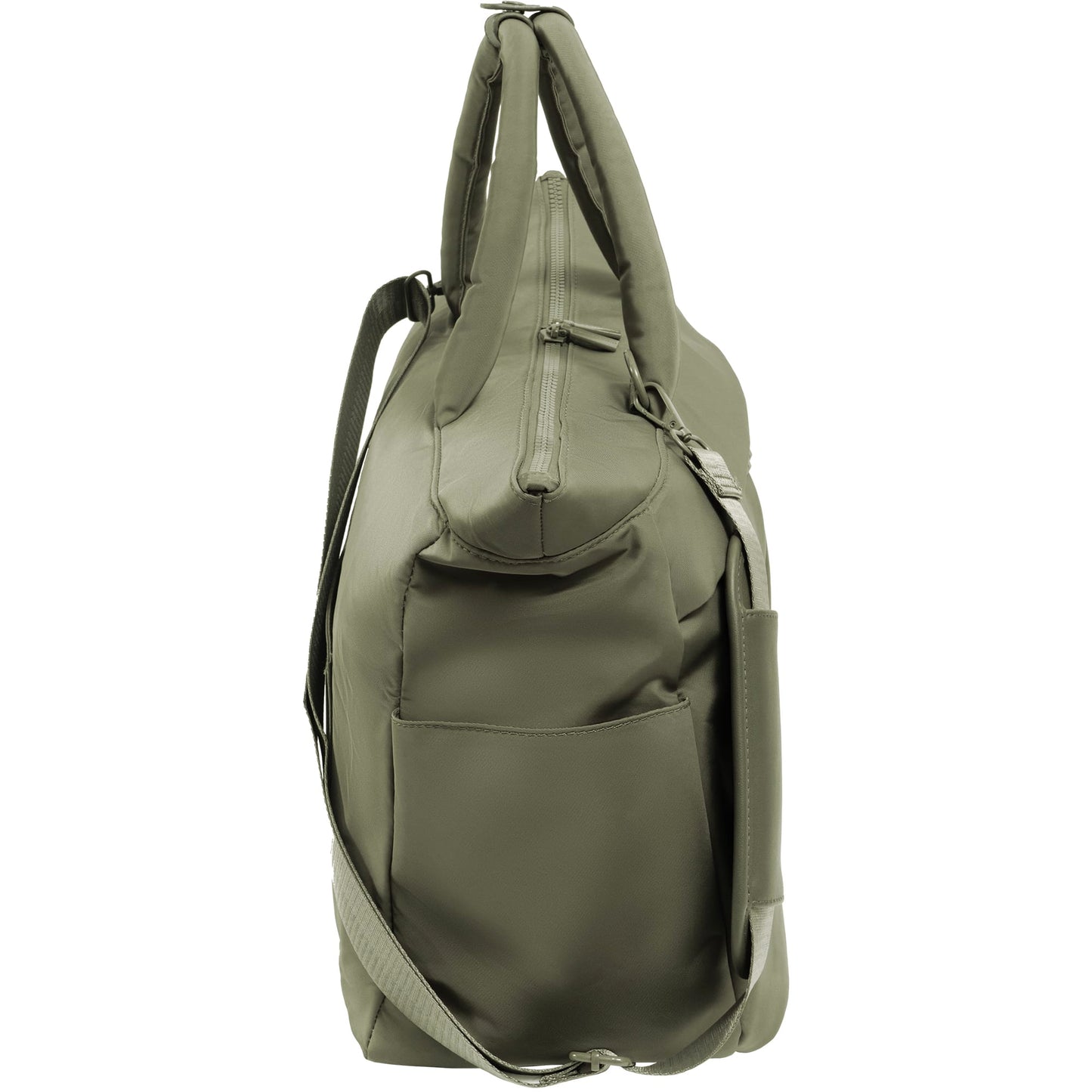 Max Studio The Sylvia 21 Inch Twill Nylon Double Handle Weekender Duffle