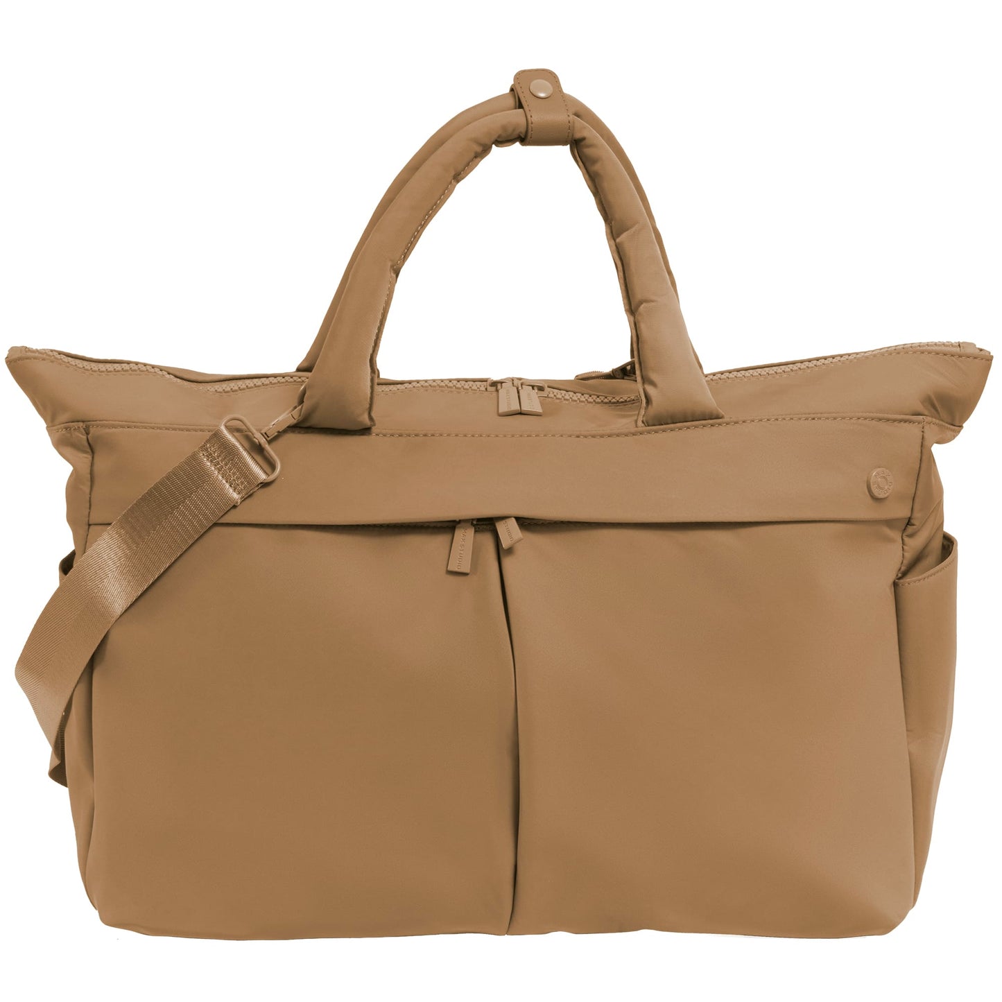 Max Studio The Sylvia 21 Inch Twill Nylon Double Handle Weekender Duffle