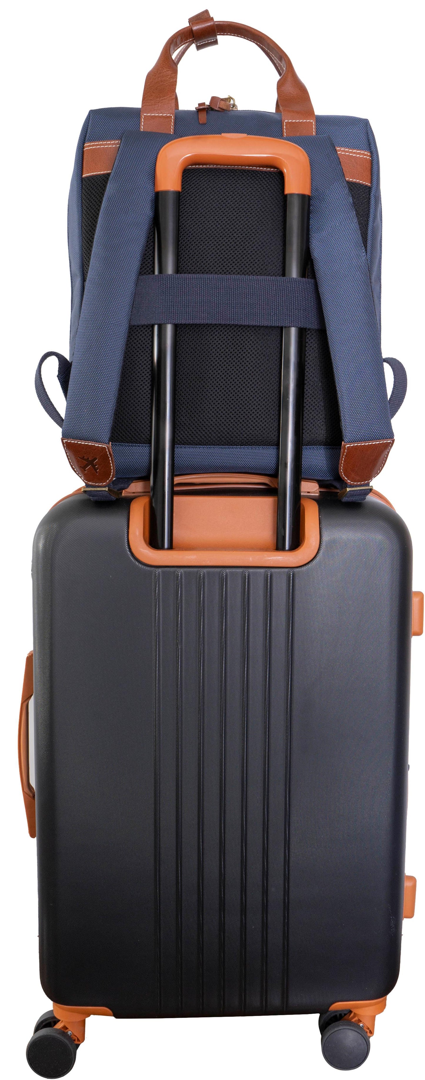 The 18” Metro 1680 Denier Nylon Travel Backpack - Navy