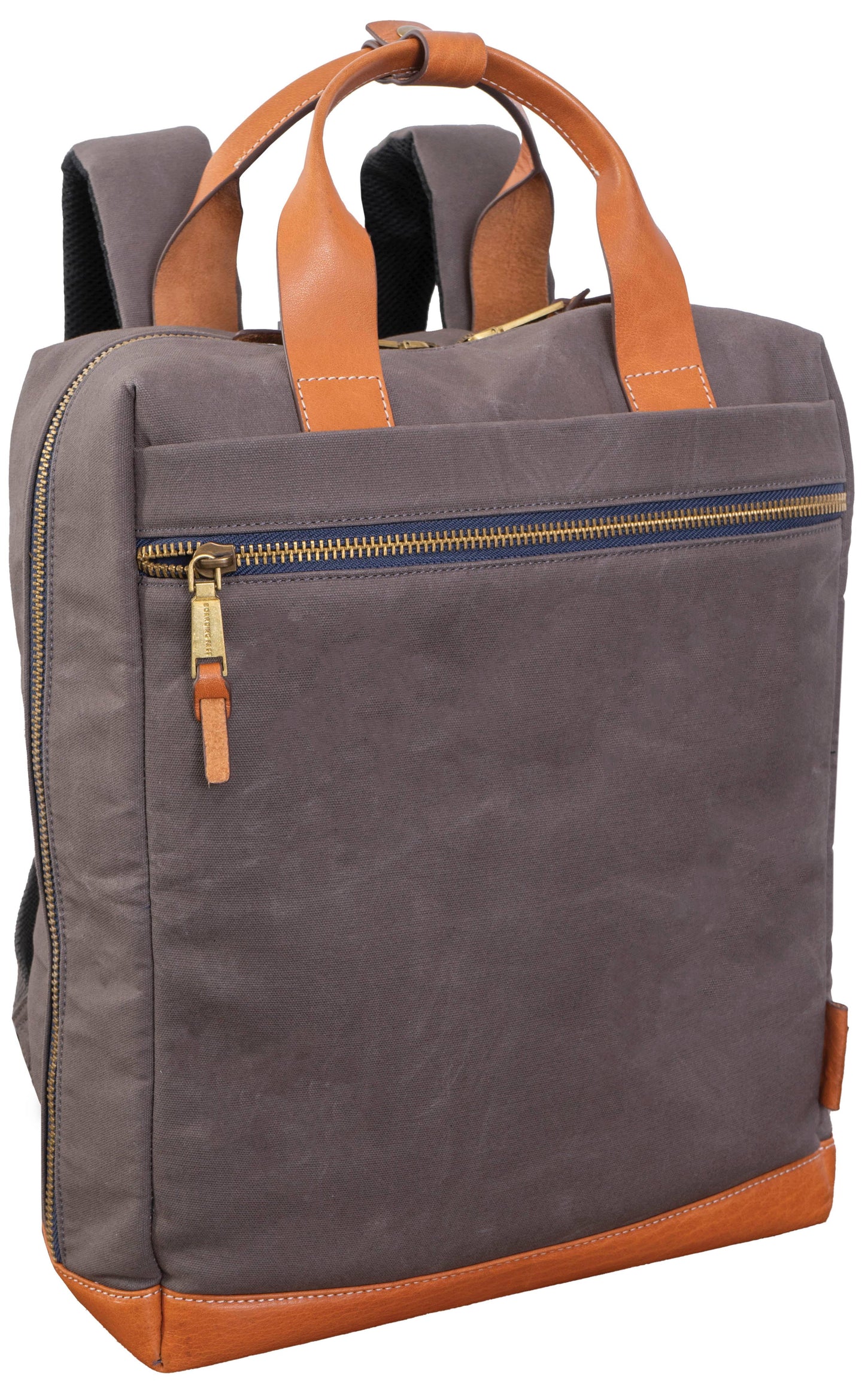 The Voyager 18” 20 oz. Waxed Canvas Travel Backpack - Grey