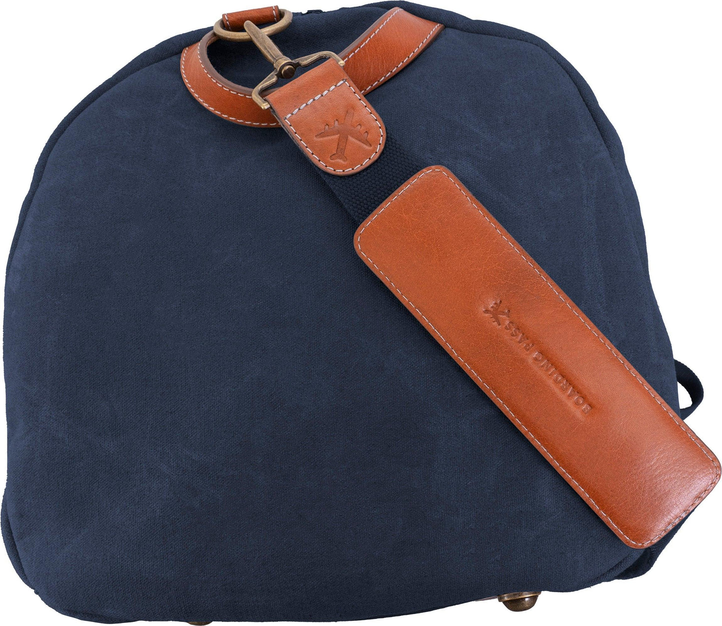 Voyager 21" Waxed Canvas Duffel - Navy