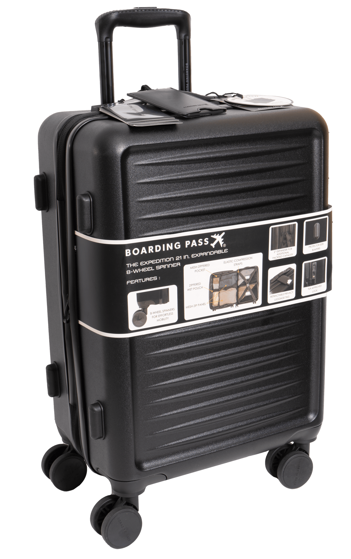 Boarding Pass The Expedition 3 Piece Carry On Luggage & Duffle Set