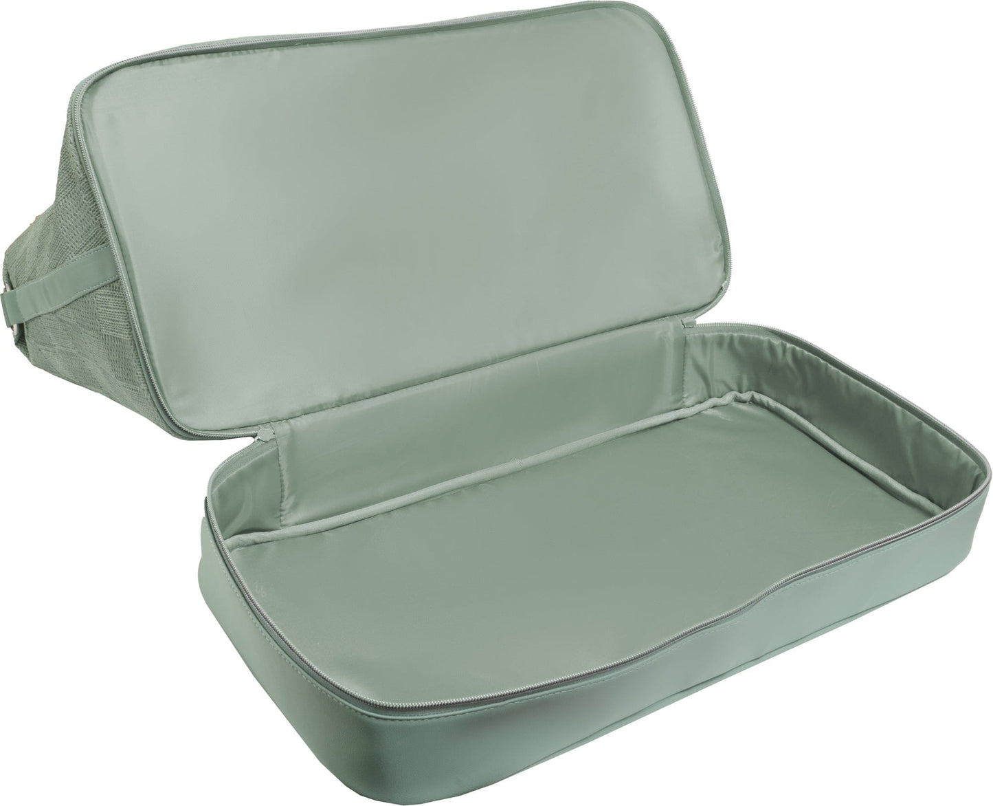 Ellen Tracy 20 Inch Checkered Embossed Faux Leather Drop Bottom Duffel