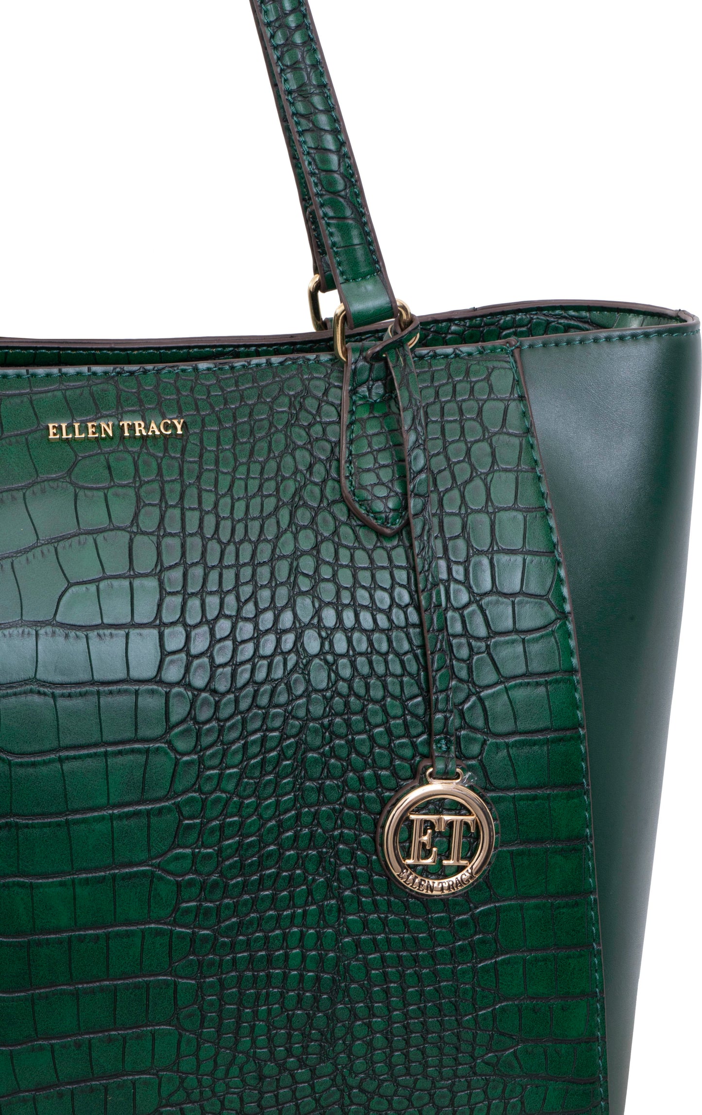 Ellen Tracy Croco Tote