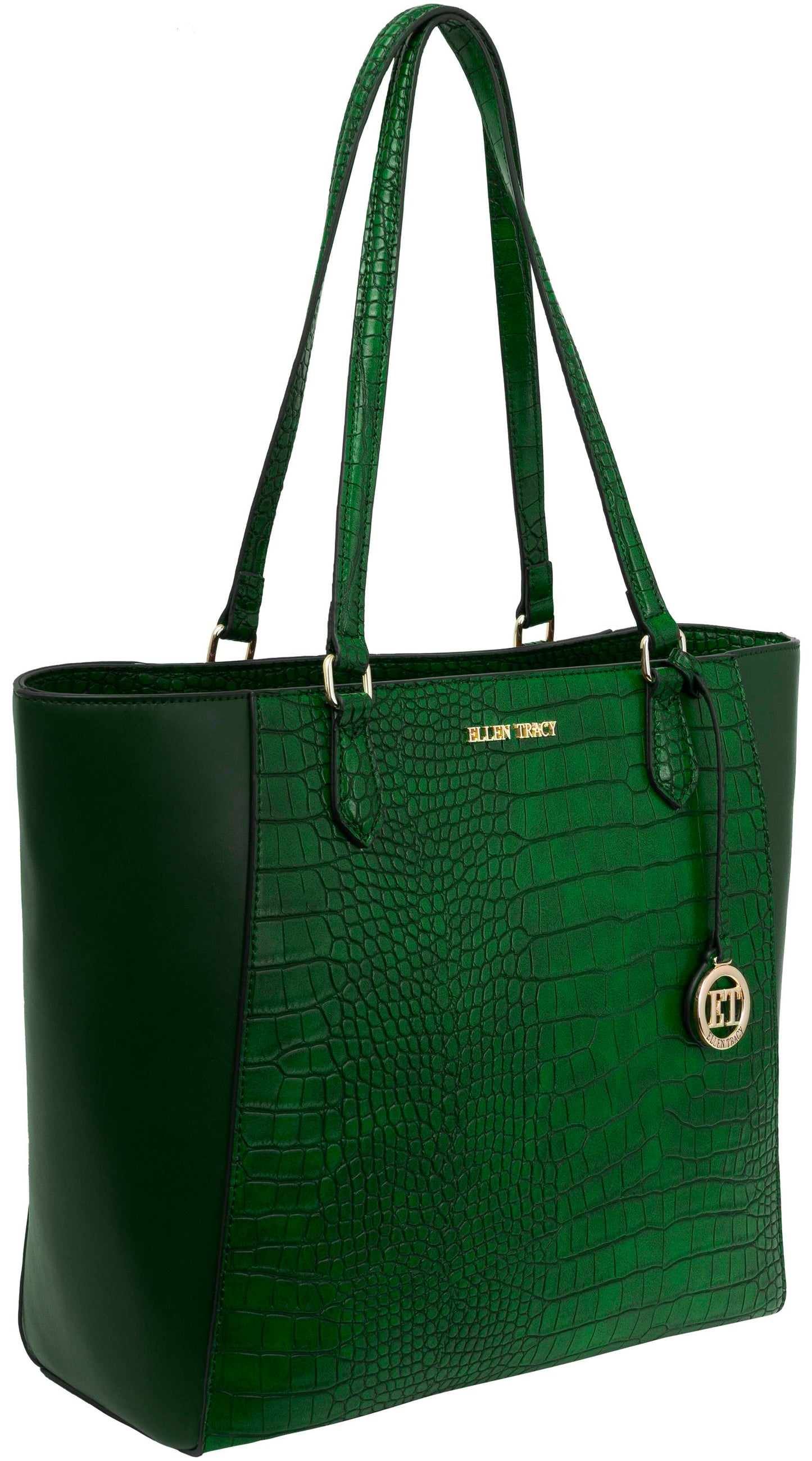 Ellen Tracy Croco Tote