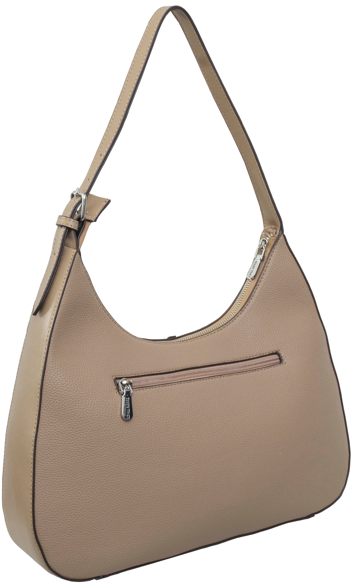 Ellen Tracy Pebble Grain Chain Hobo Bag