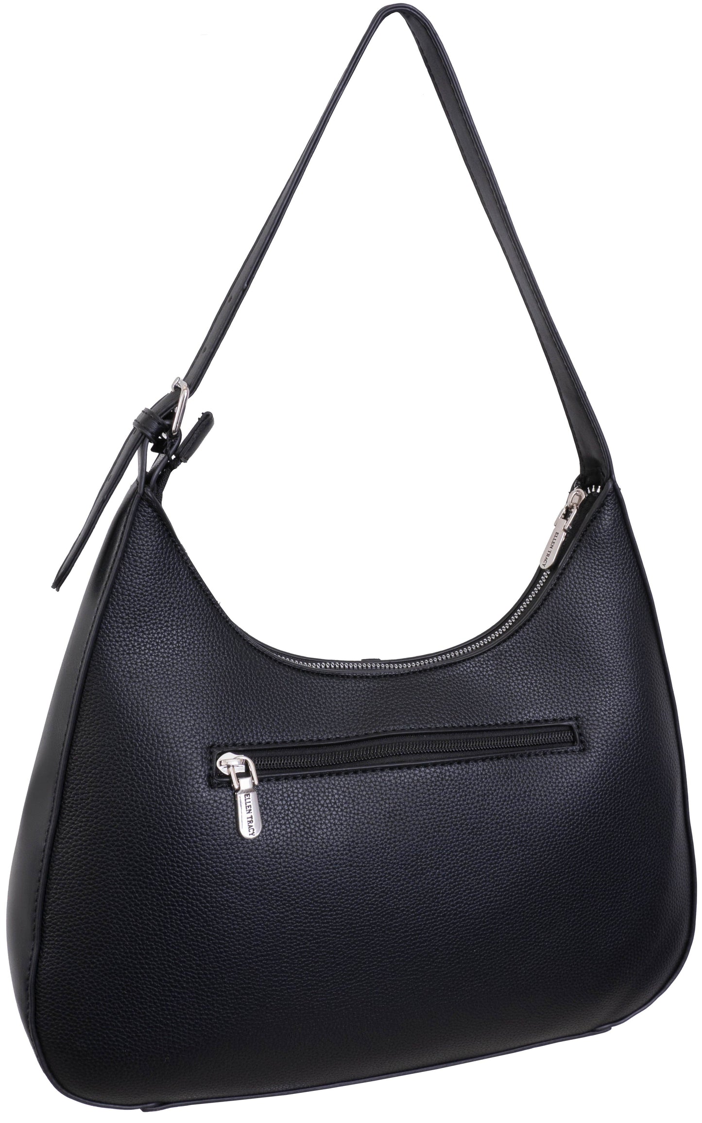 Ellen Tracy Pebble Grain Chain Hobo Bag