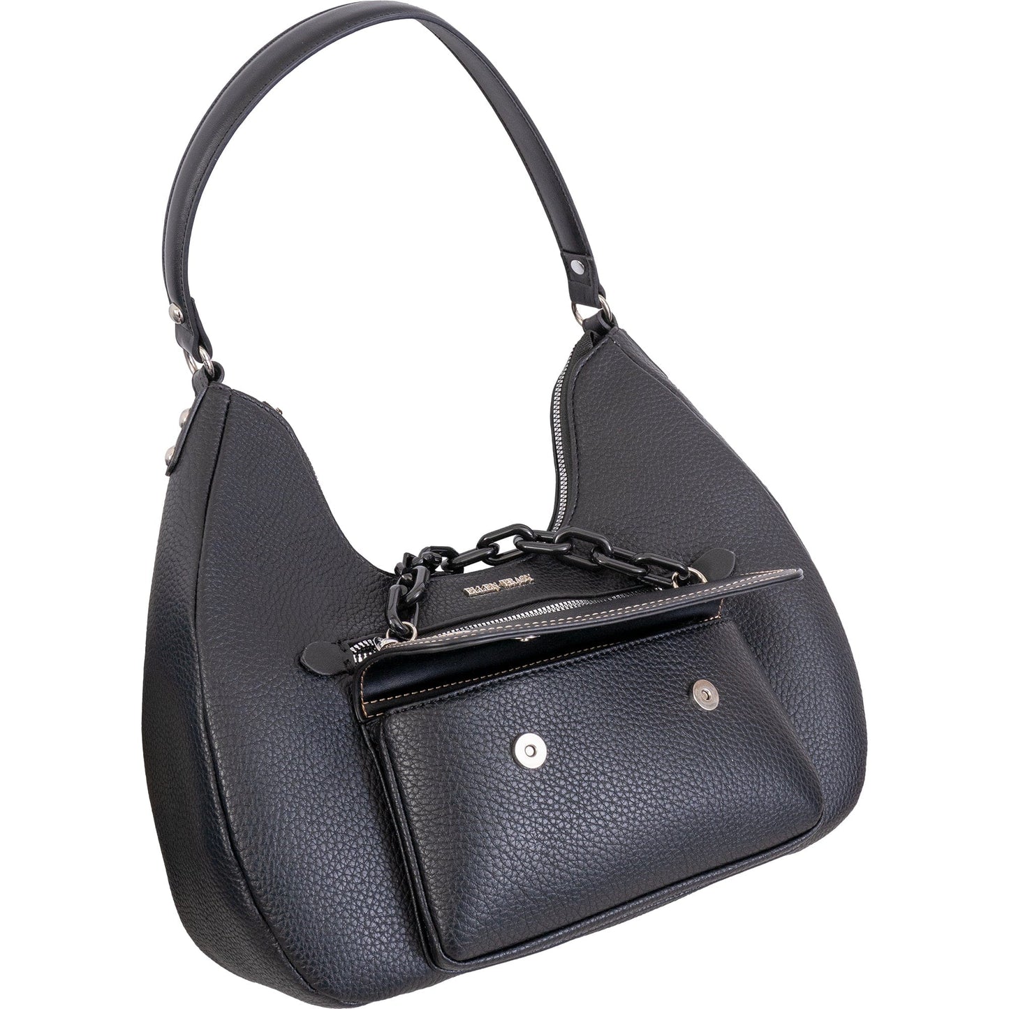 Ellen Tracy Resin Chain Hobo Shoulder Bag