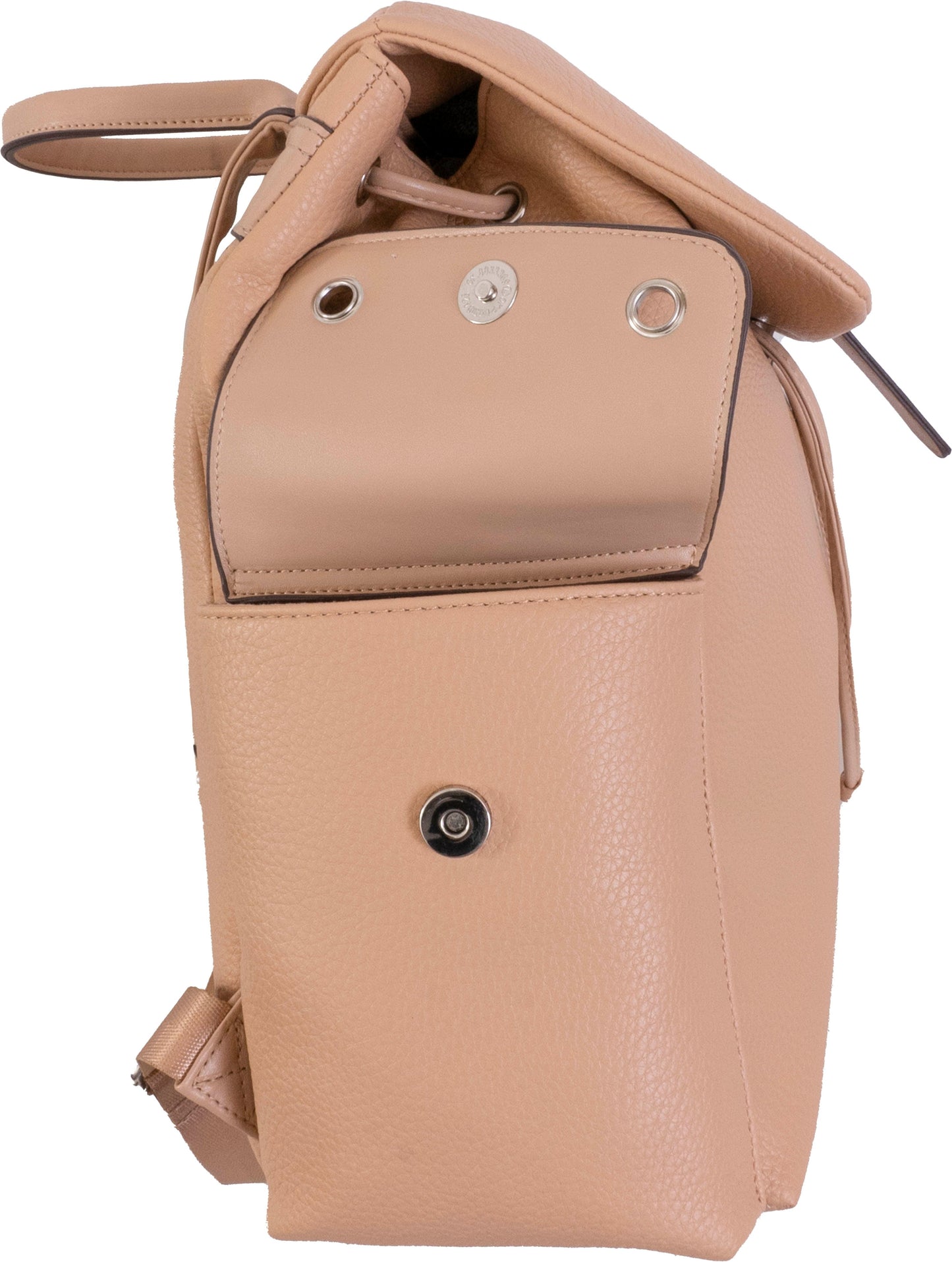 Ellen Tracy Pebble Grain Grommet Backpack