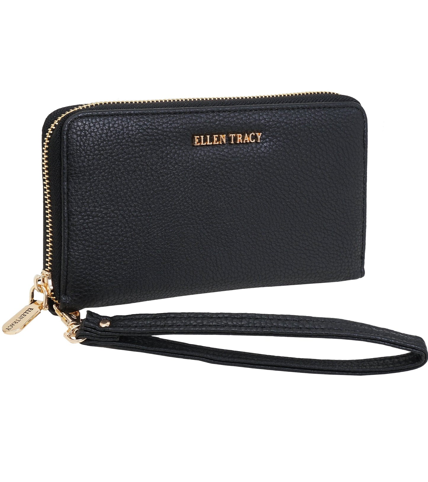 Ellen Tracy Pebble Grain Wristlet Wallet