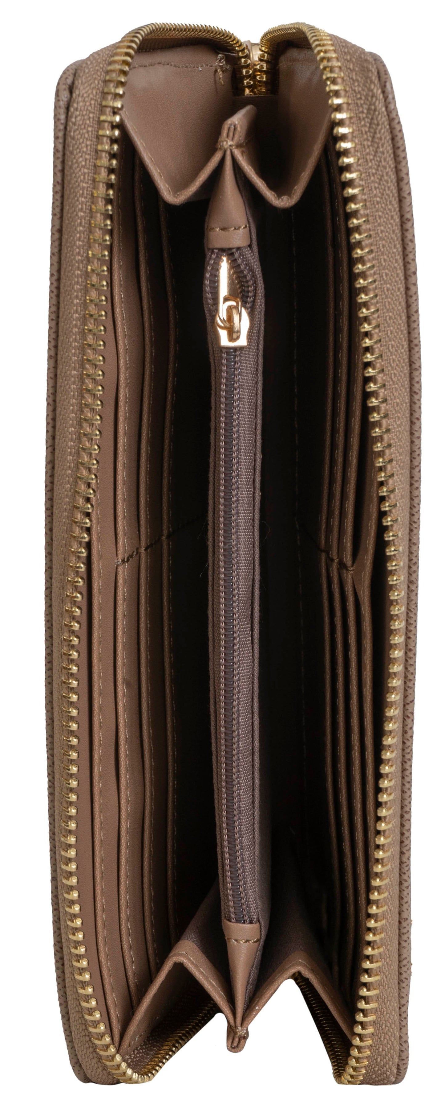 Ellen Tracy Saffiano Zip Around Wristlet Wallet