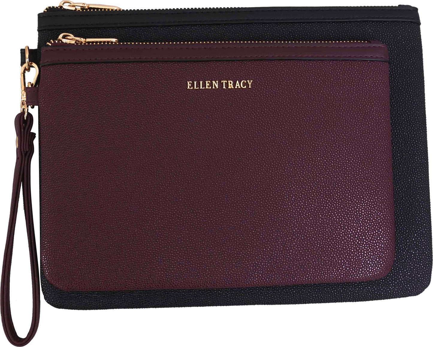 Ellen Tracy Stingray 2 Piece Wristlet Set