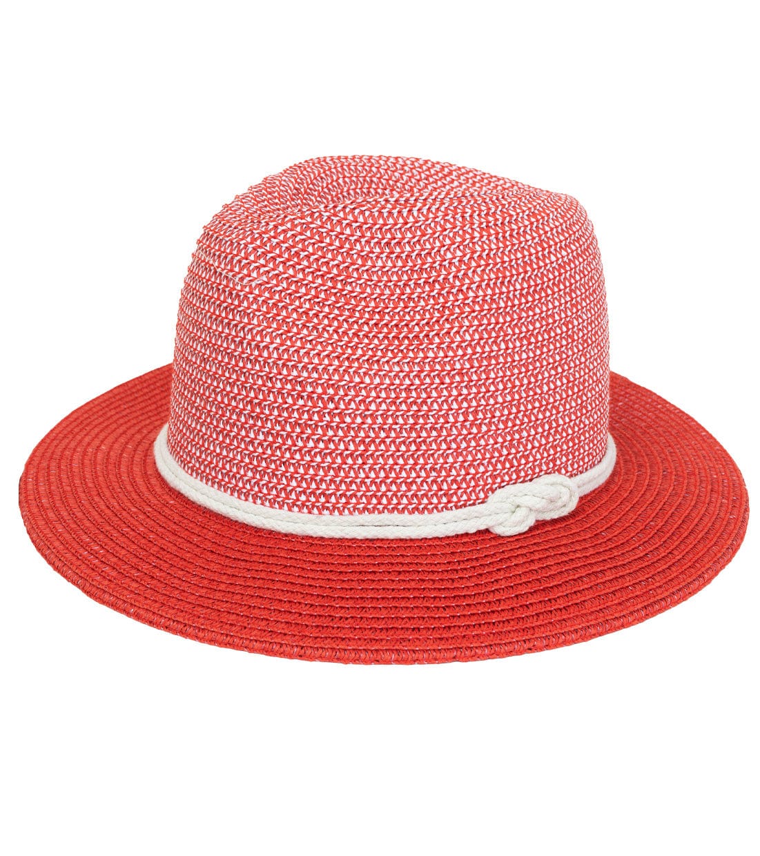 Magid Rope Two Tone Straw Panama Hat