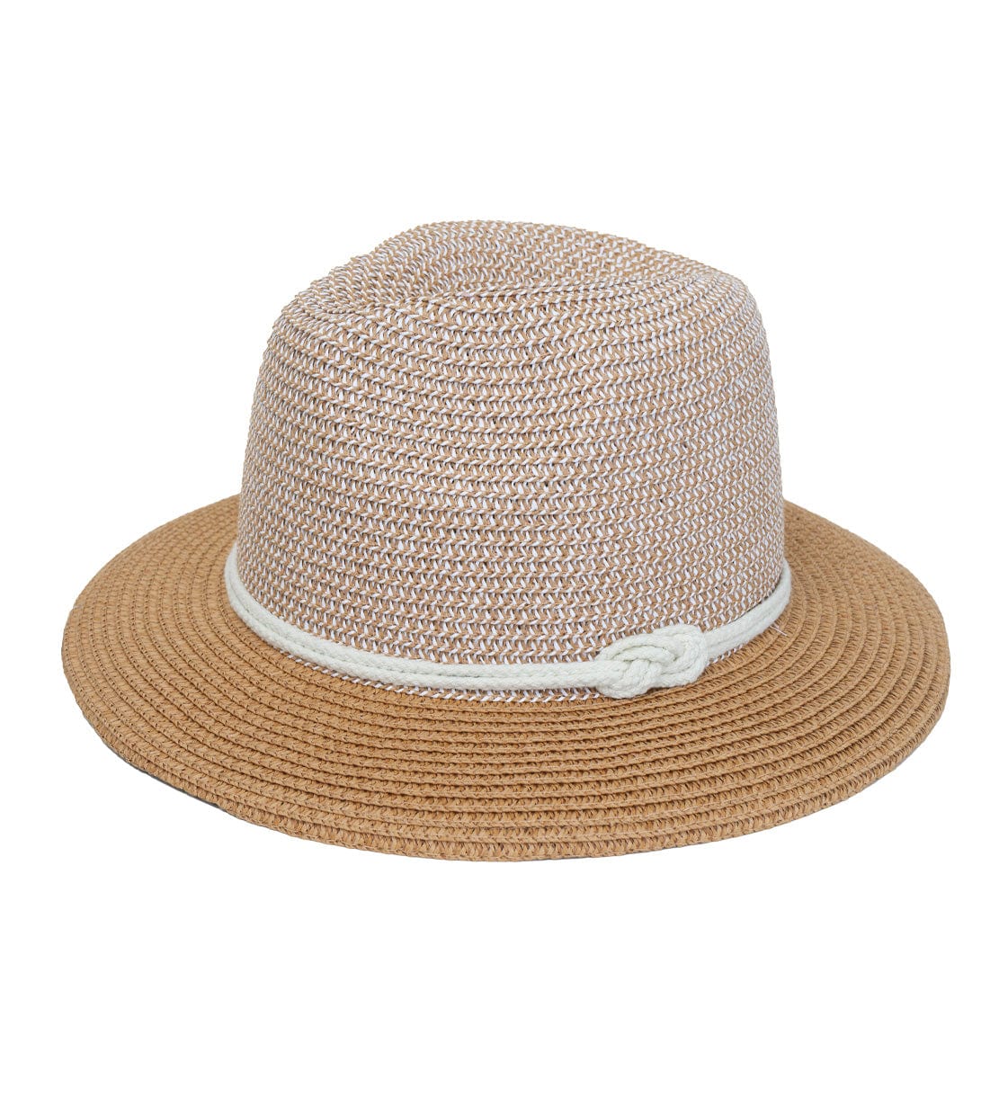 Magid Rope Two Tone Straw Panama Hat