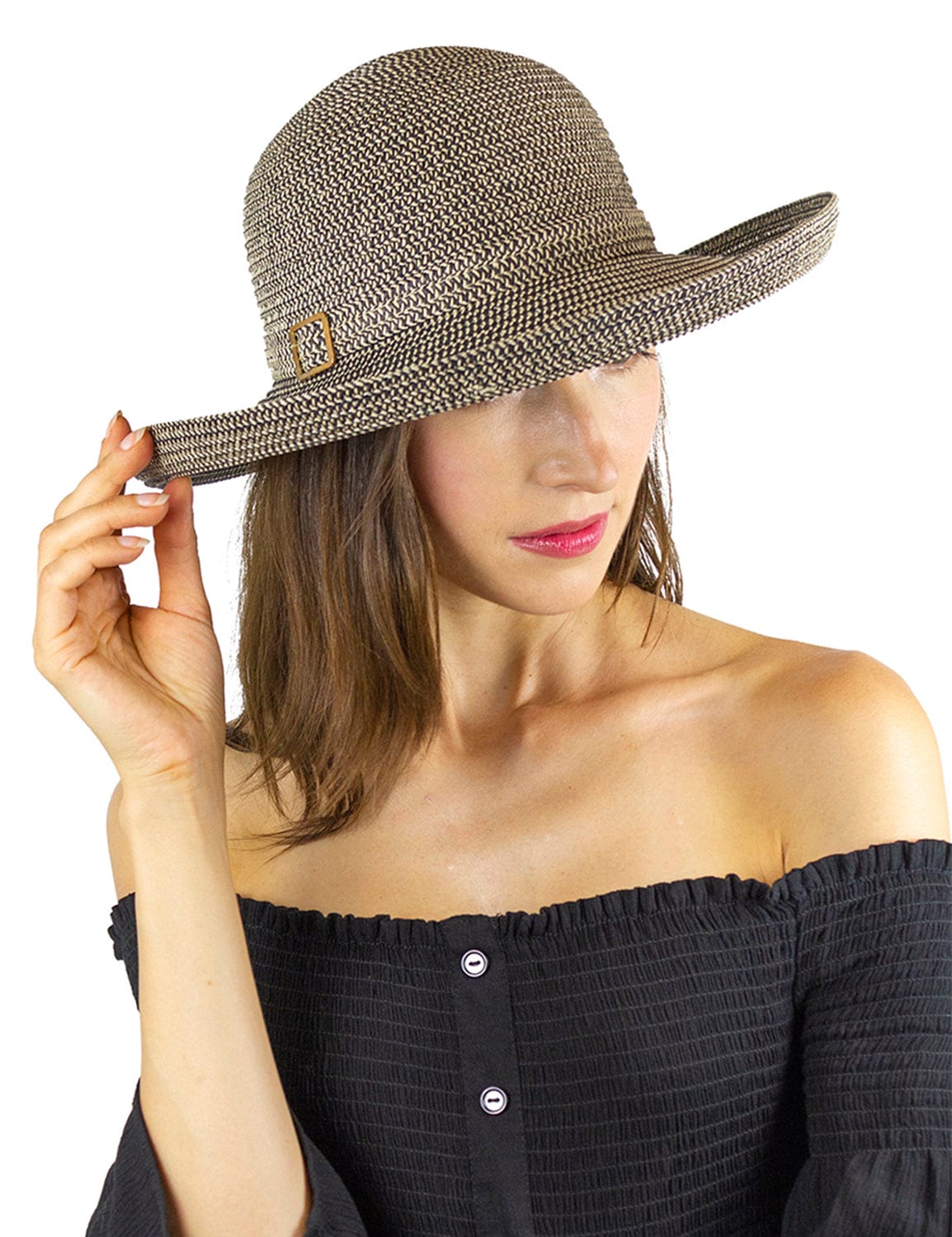 Magid Buckle Straw Kettle Hat