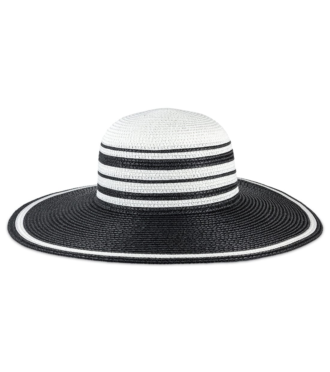 Magid Straw Color Block Floppy Hat