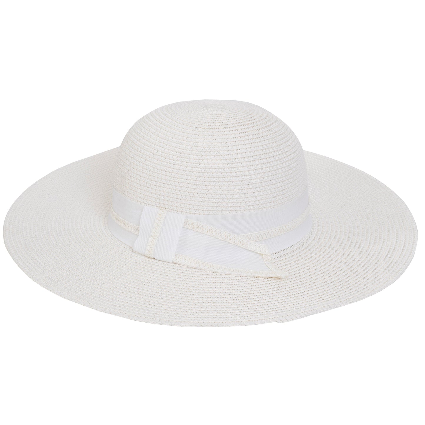 Magid Ribbon Straw Floppy Hat