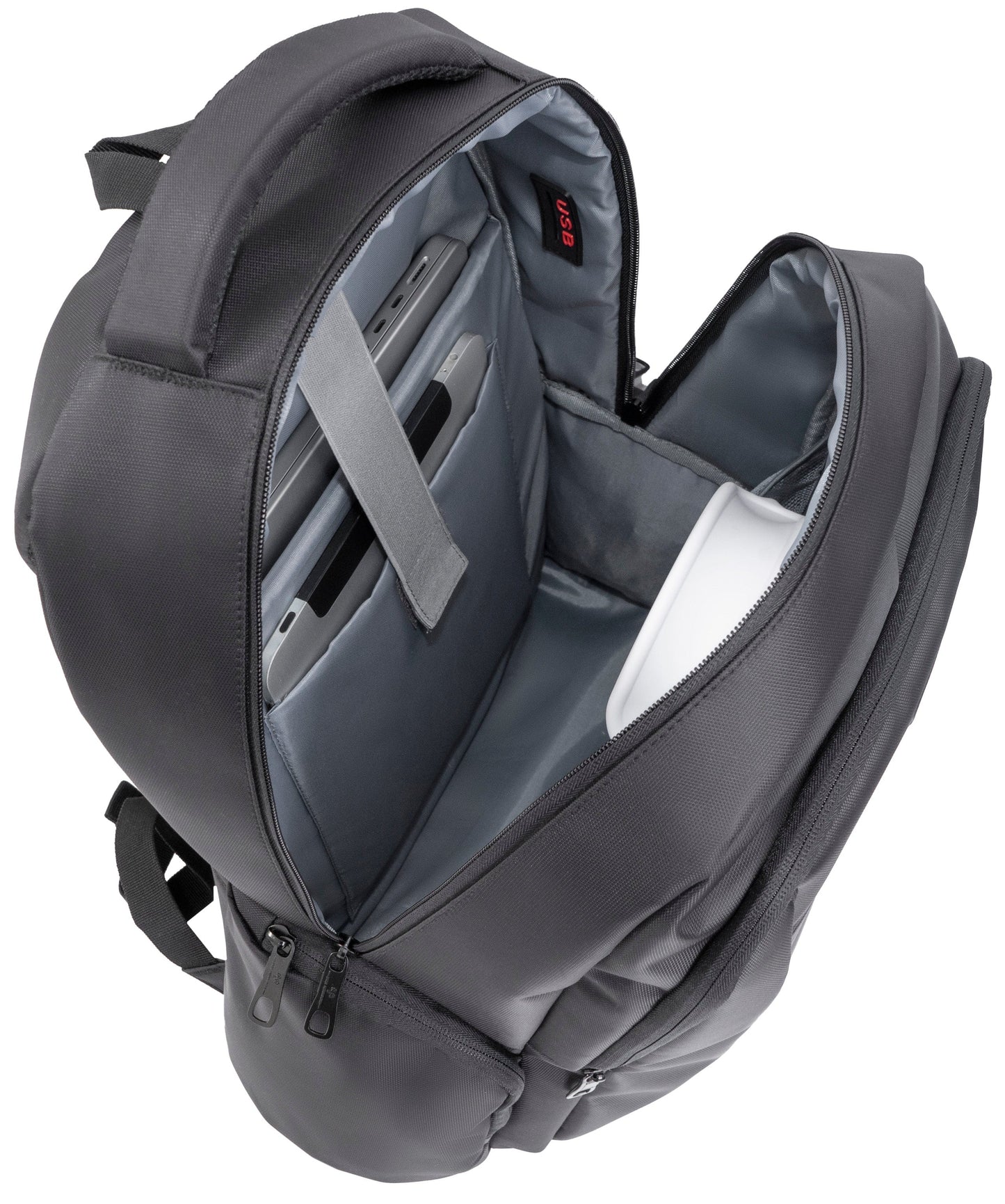 The Easton | 18-In Coated Workbook Backpack with USB Port