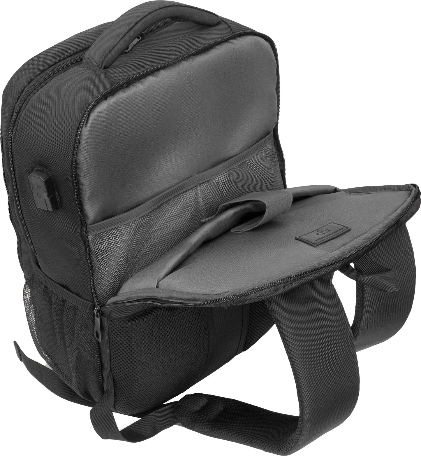 The Hamilton | 18-In 1680D Workbook Backpack with USB Port