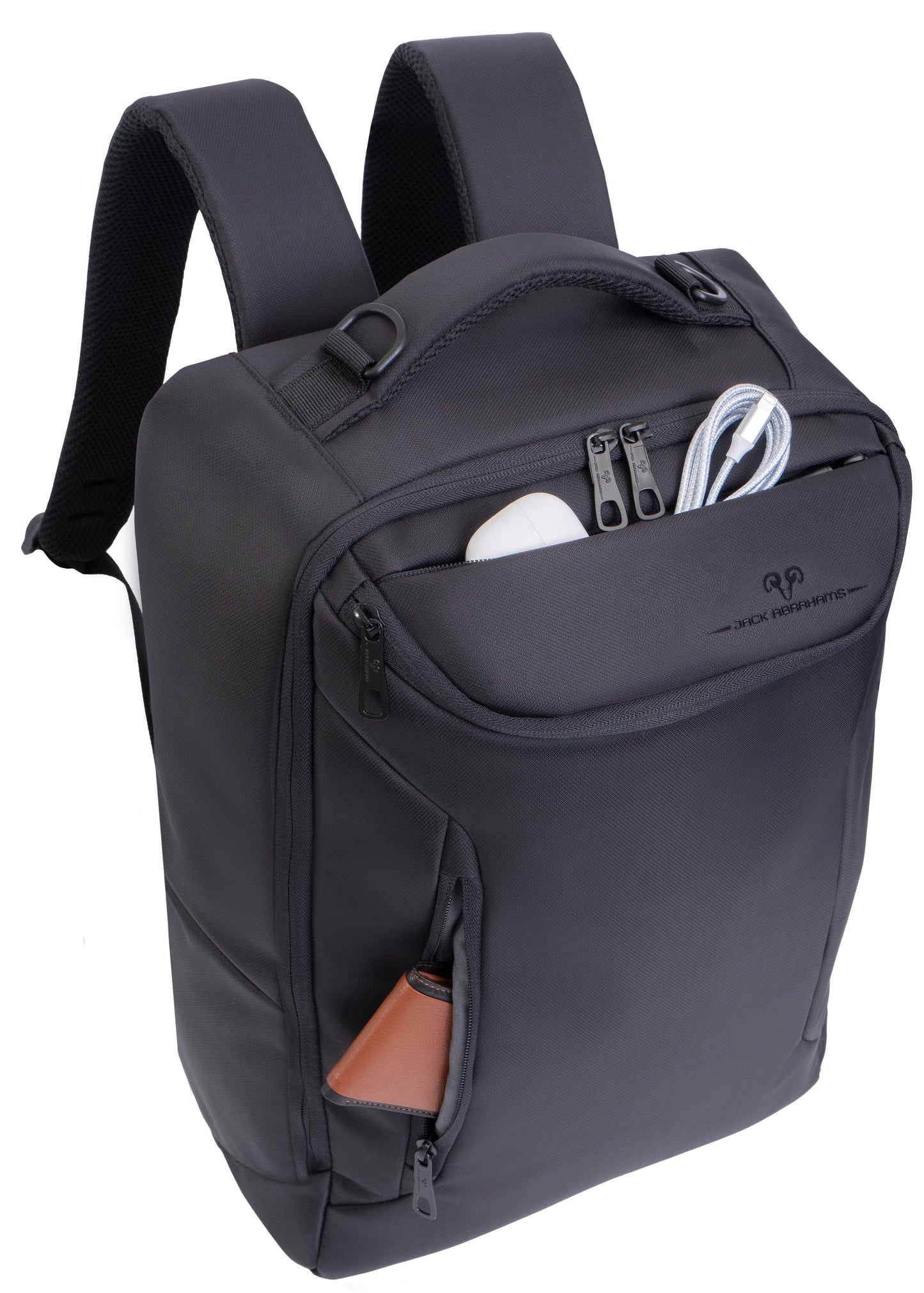 Jack Abrahams |The Troy | 19.5-In Coated Men's Workbook Backpack