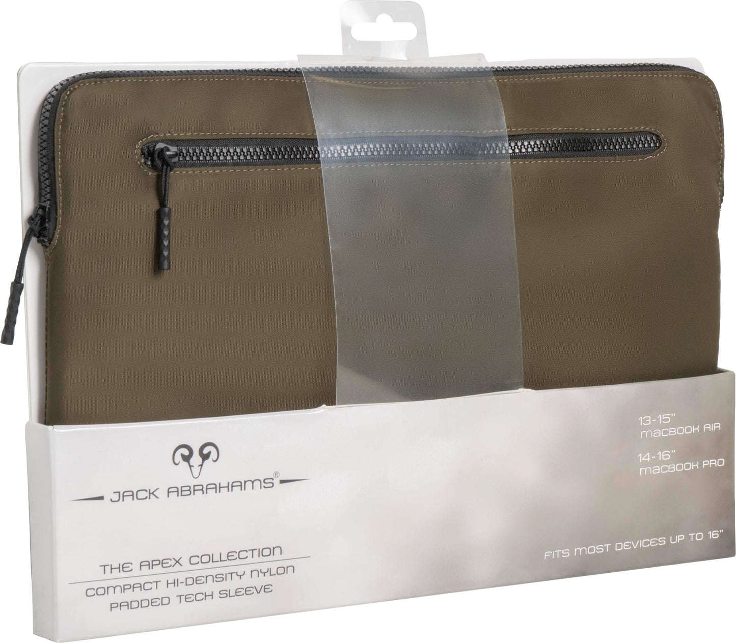 Jack Abrahams The Apex Nylon Protective Padded Laptop Sleeve 3L