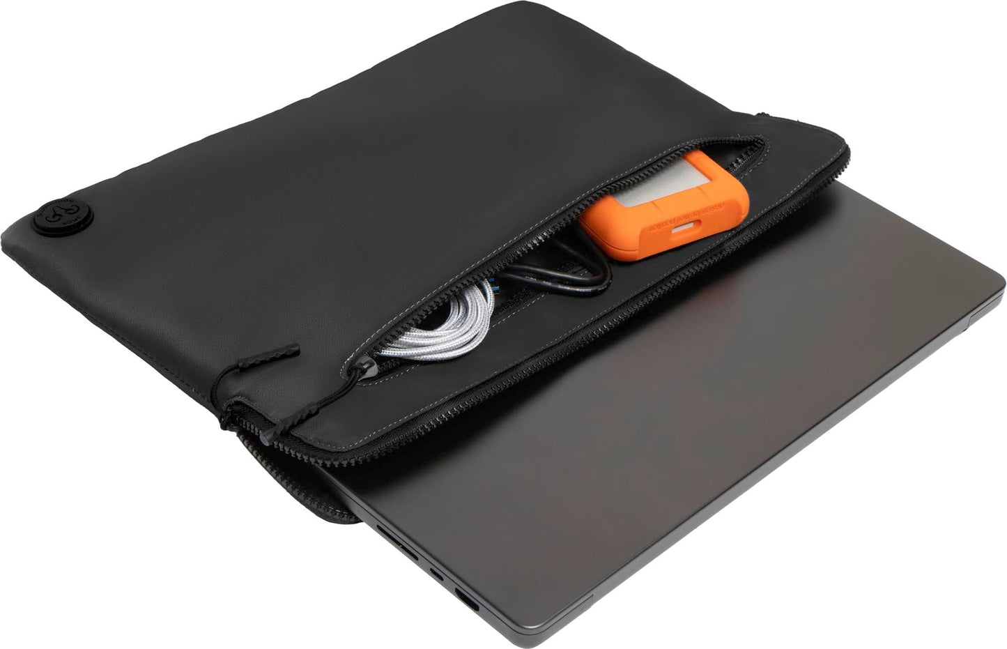 Jack Abrahams The Apex Nylon Protective Padded Laptop Sleeve 3L