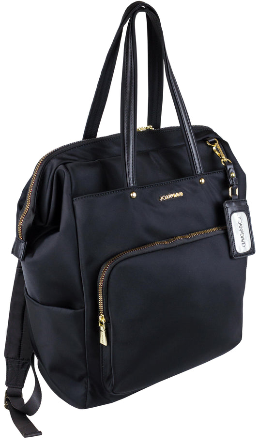 Joan & David Twill Nylon 19 Inch Square Workbook Backpack