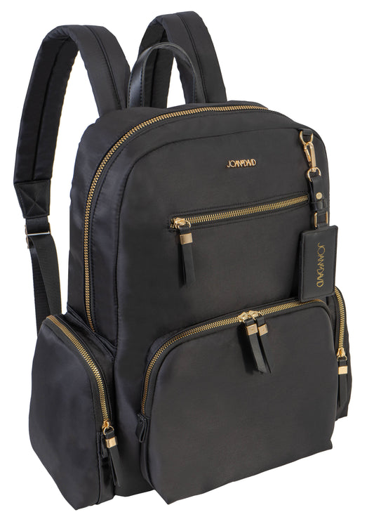 Joan & David Twill Nylon 18 Inch Workbook Backpack