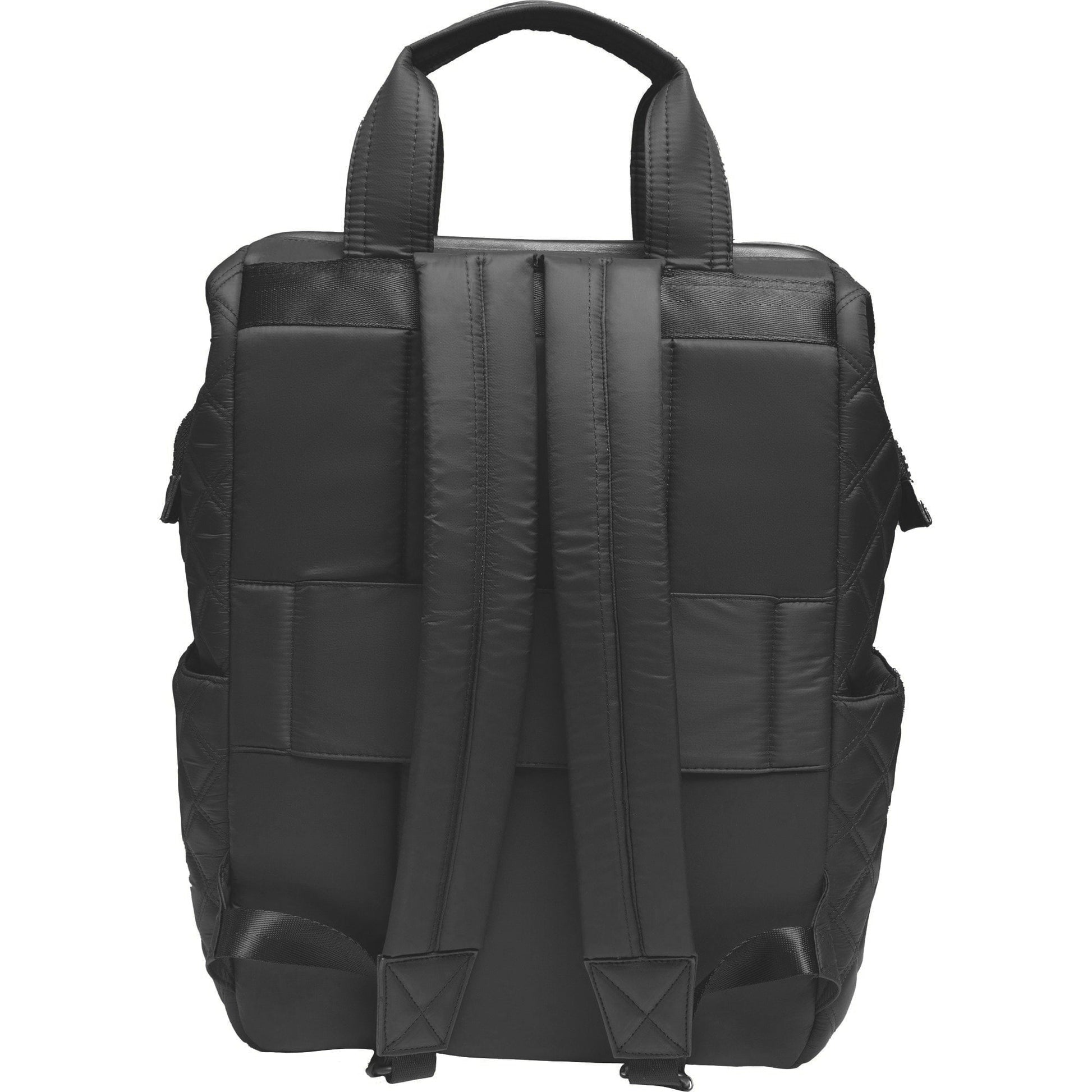 Joan & David Diamond Quilted Puffer Nylon Square Laptop Backpack – Magid NYC