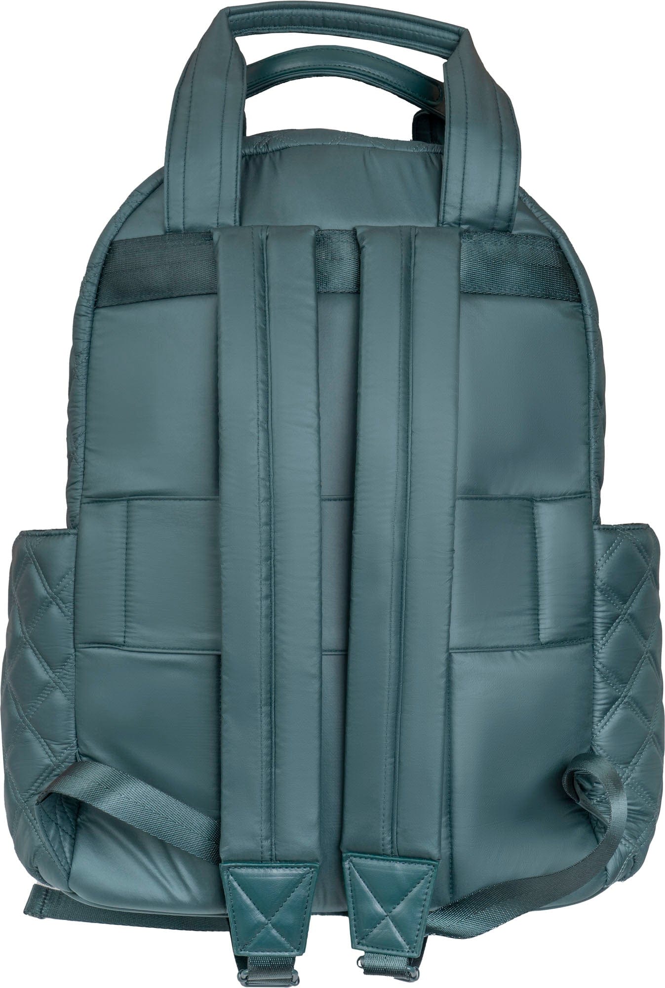 Joan & David Diamond Quilted Puffer Nylon Workbook Backpack