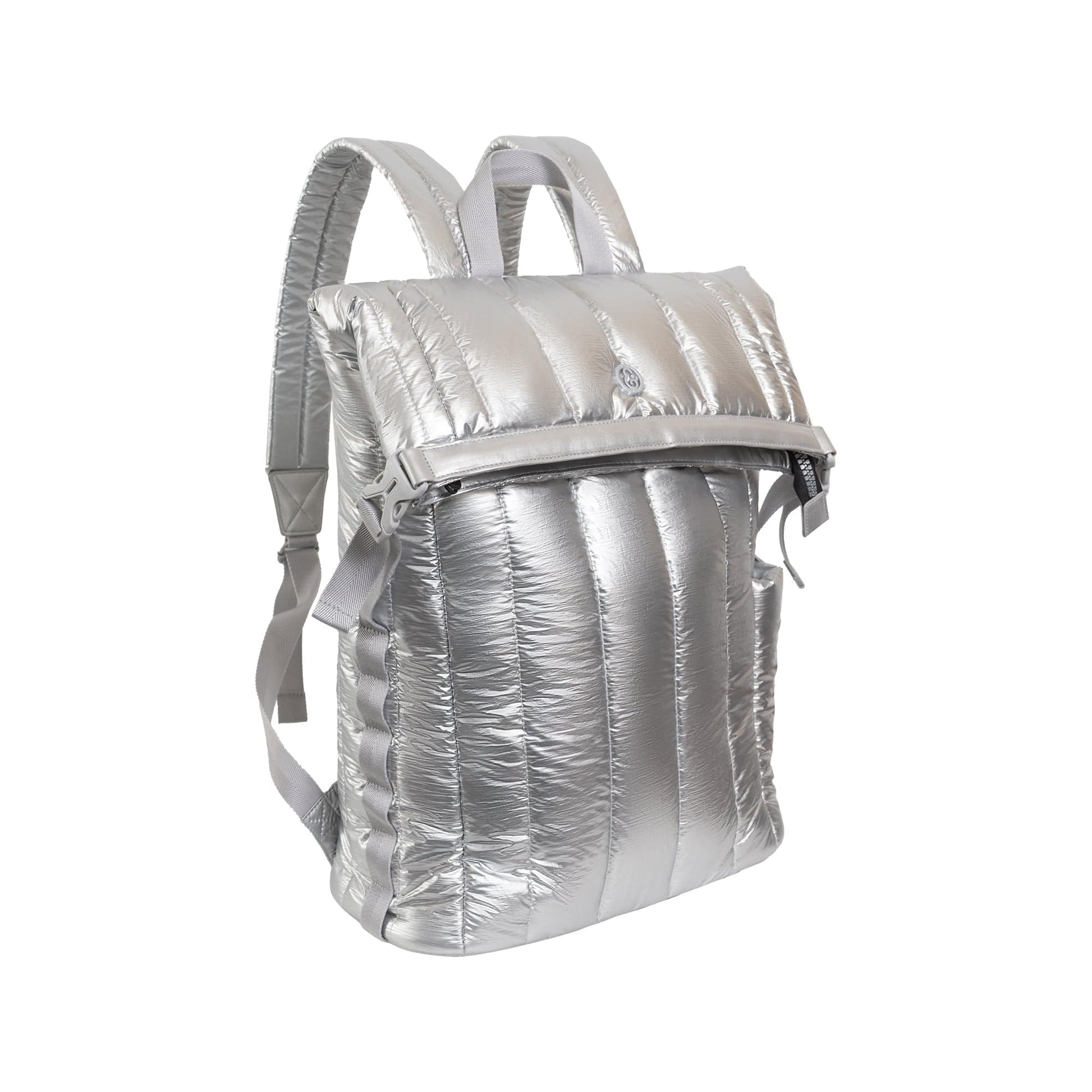 Joan & David Tubular Quilted Metallic Puffer Nylon 18-Inch Workbook Ba – Magid NYC
