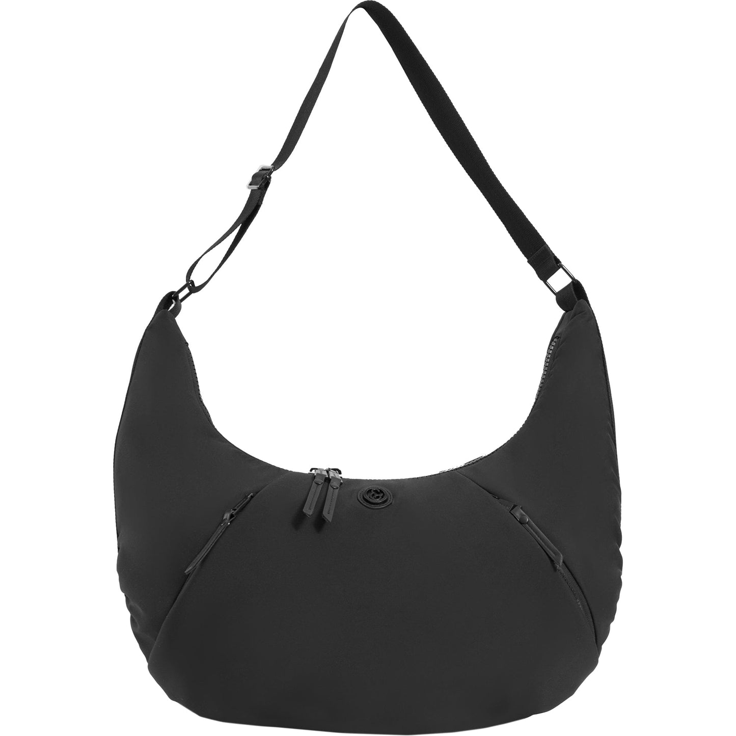 Joan and David Crescent Puffer Nylon Tote