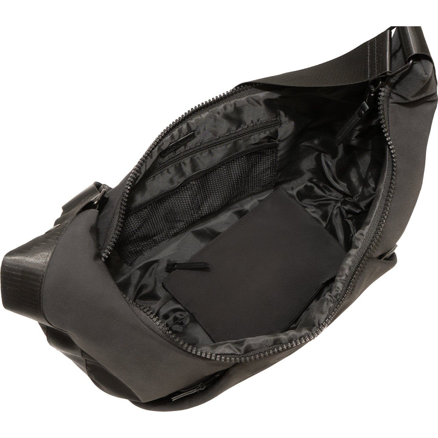 Joan and David Crescent Puffer Nylon Tote