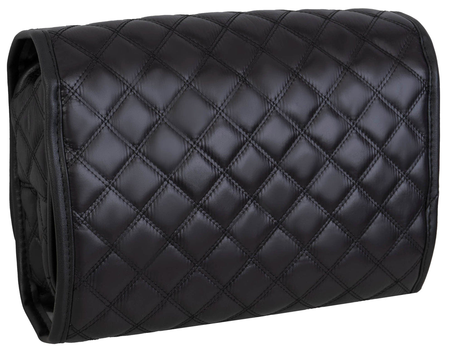 Joan & David Diamond Quilted Puffer Sport Nylon Roll Hanging Travel Toiletry Organizer Bag