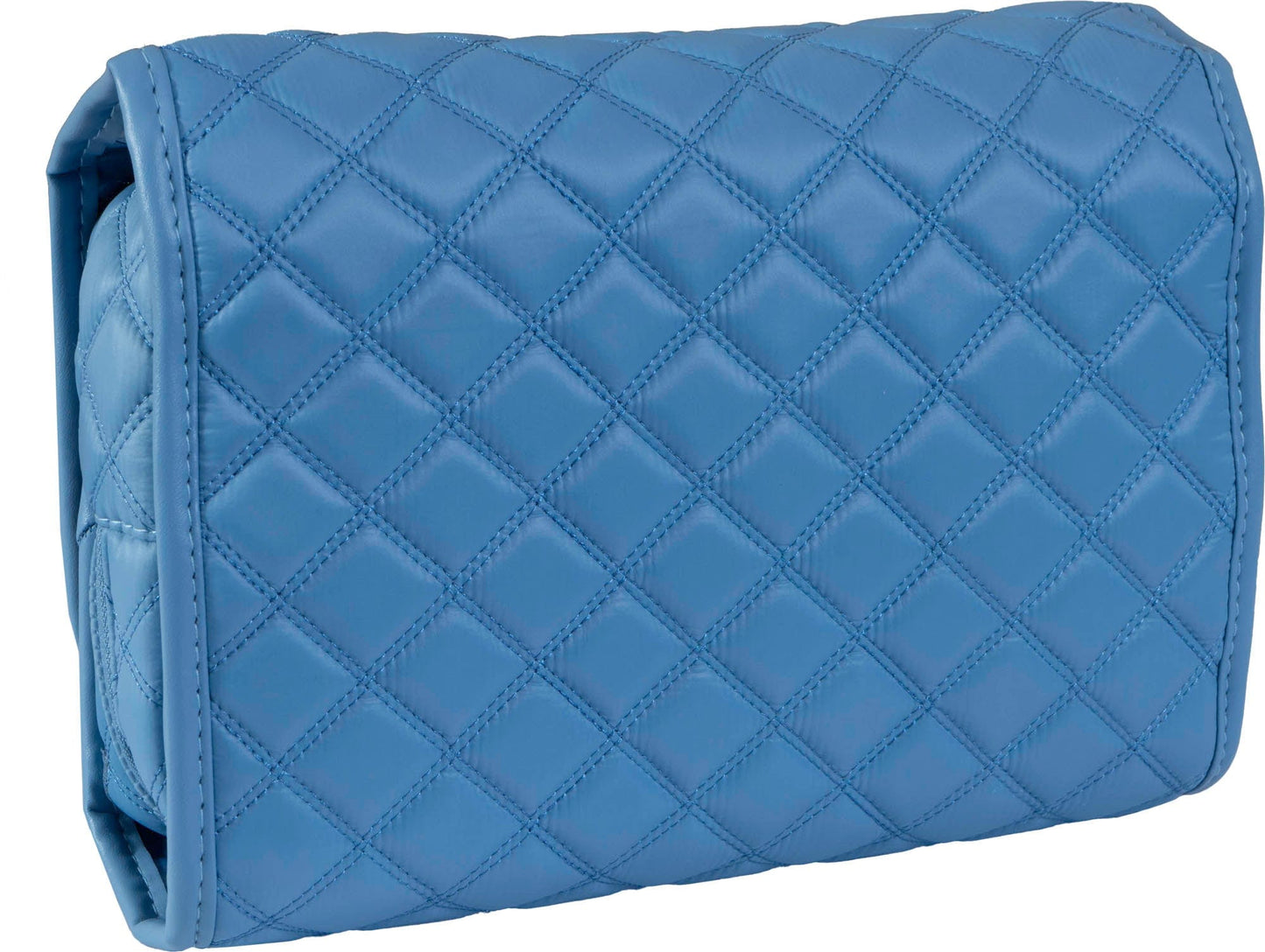 Joan & David Diamond Quilted Puffer Sport Nylon Roll Hanging Travel Toiletry Organizer Bag