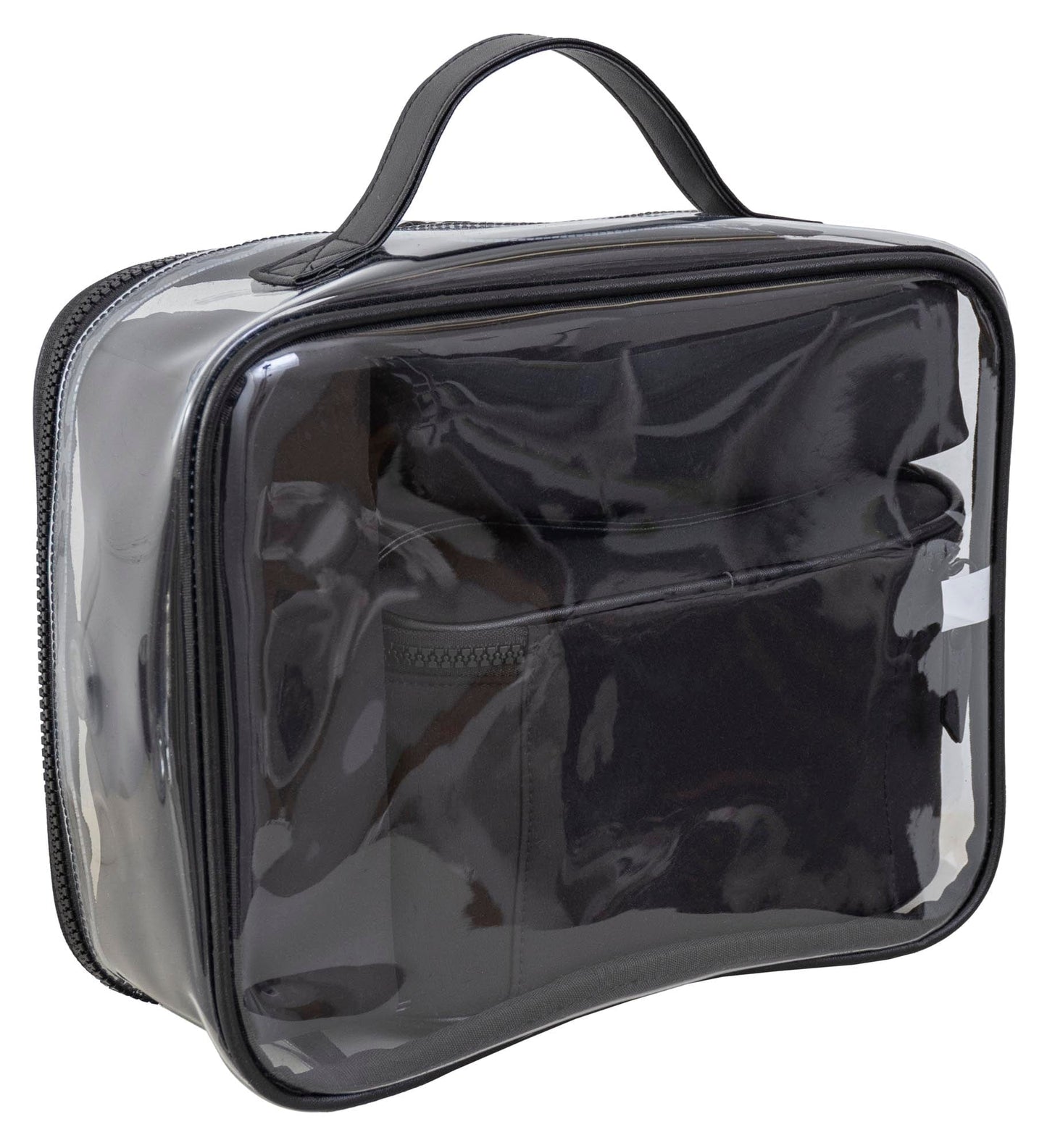 Joan & David Tonal Sport Nylon 4-Piece Clear Cosmetic Bag Set