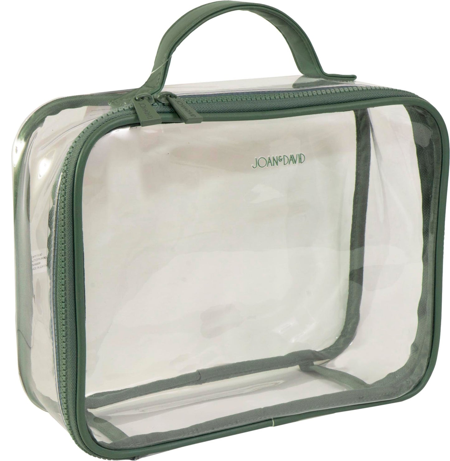 Joan & David Tonal Sport Nylon 4-Piece Clear Cosmetic Bag Set