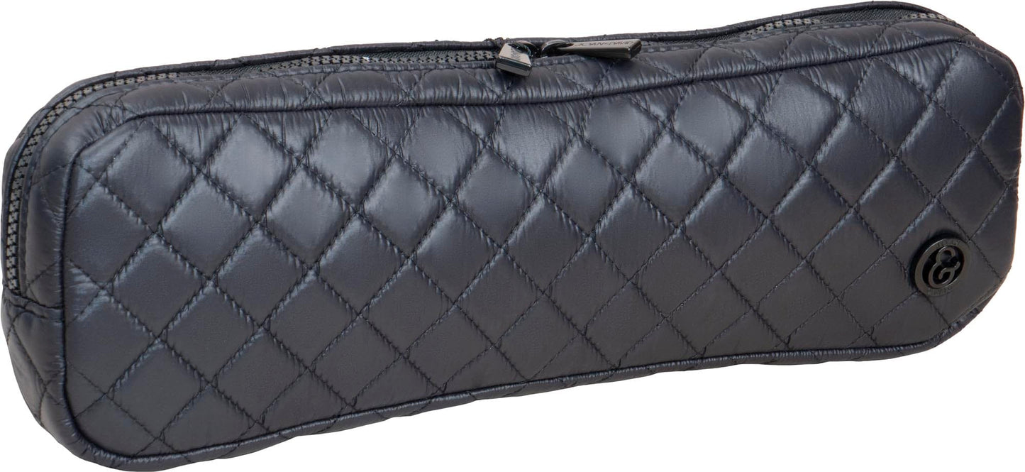 Joan & David Diamond Quilted Hair Tool Zippered Travel Case