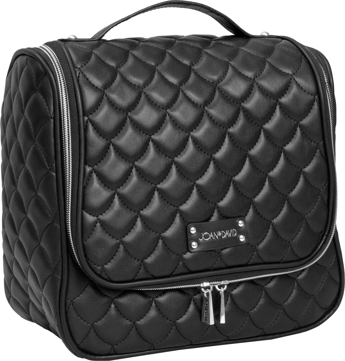 Joan & David Teardrop Quilted Hanging Toiletry Organizer Bag