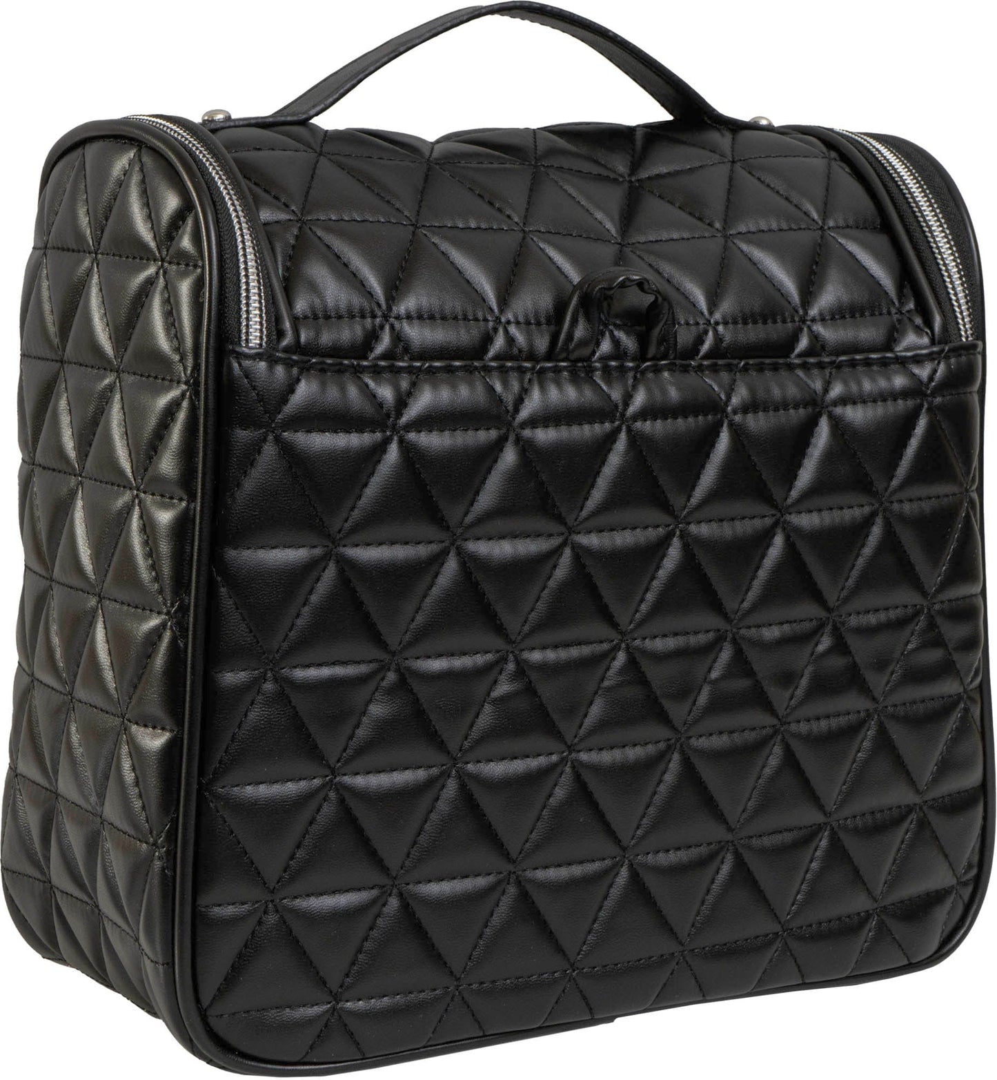 Joan & David Triangle Quilted Hanging Toiletry Organizer Bag