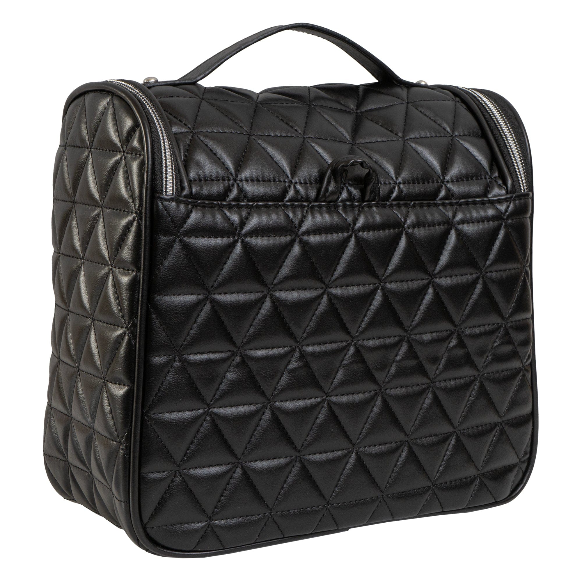 Joan & David The Triangle Quilted Hanging Makeup Toiletry Bag - Thumbnail 4
